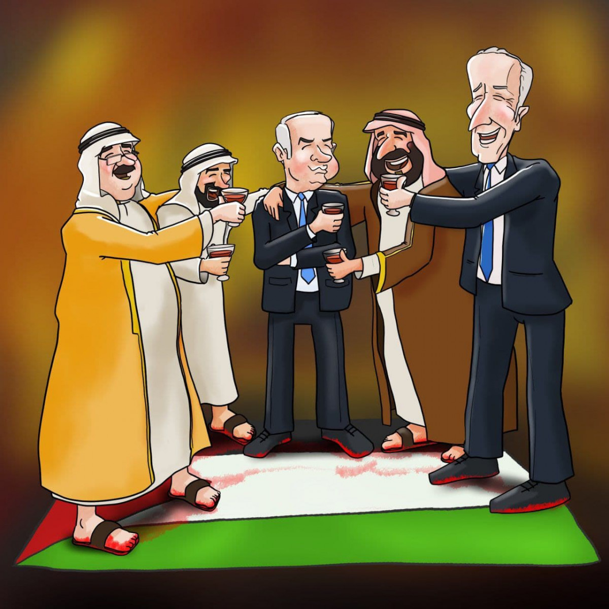 كاريكاتير / صفقة القرن والقضية الفلسطينية