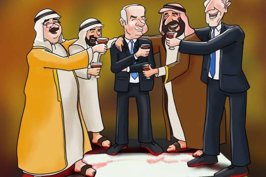 كاريكاتير / صفقة القرن والقضية الفلسطينية