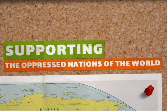 Supporting the oppressed nations of the world