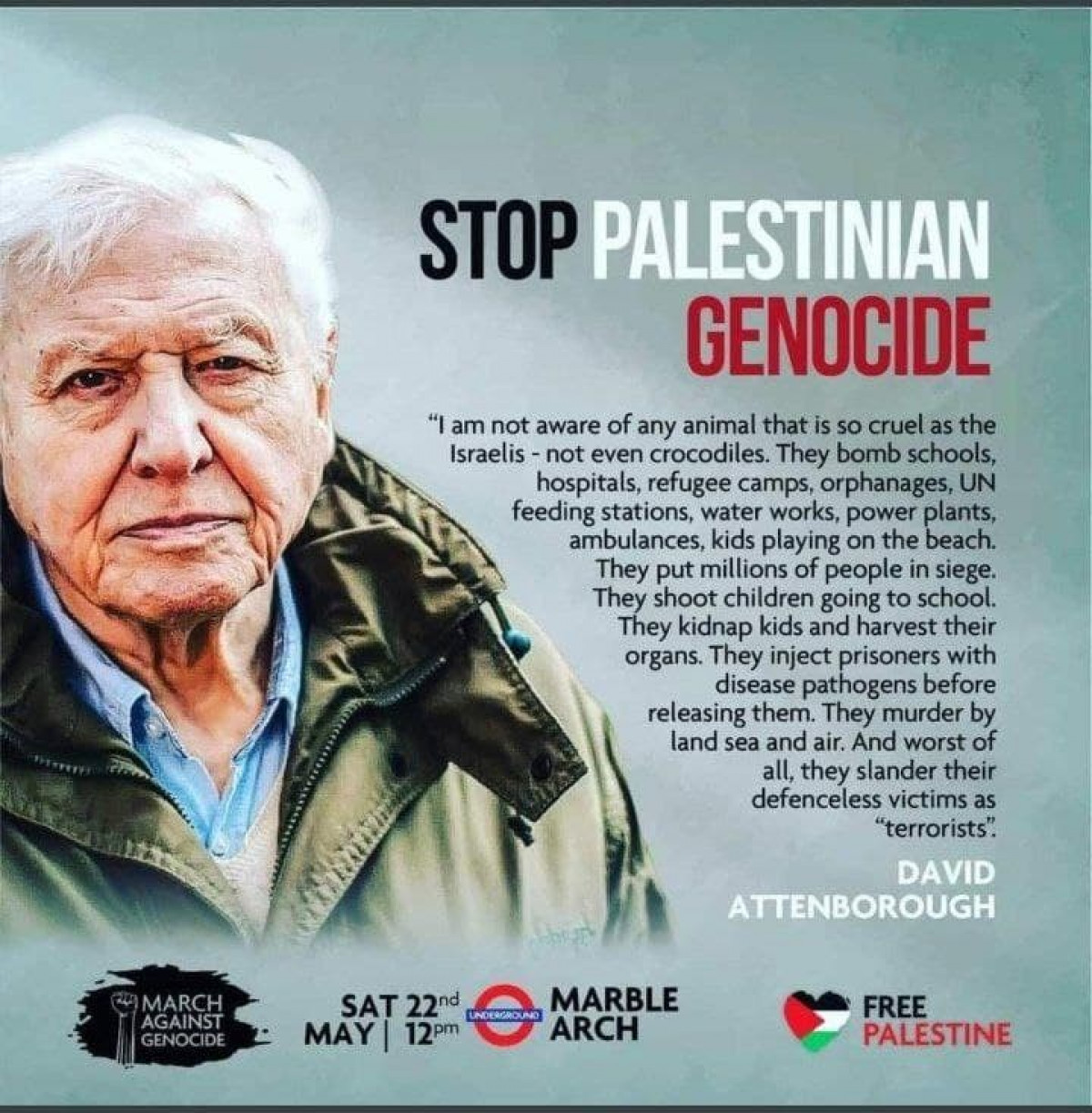 STOP PALESTINIAN GENOCIDE