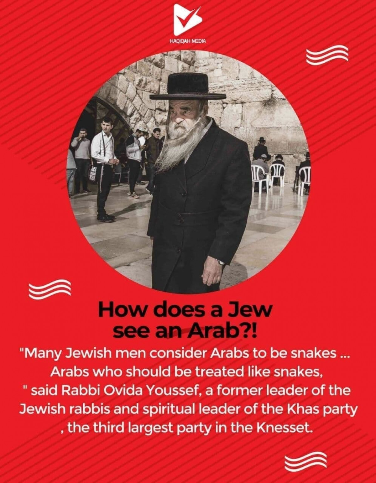 How does a Jew see an Arab?!
