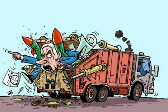 كاريكاتير / نهاية نتنياهو
