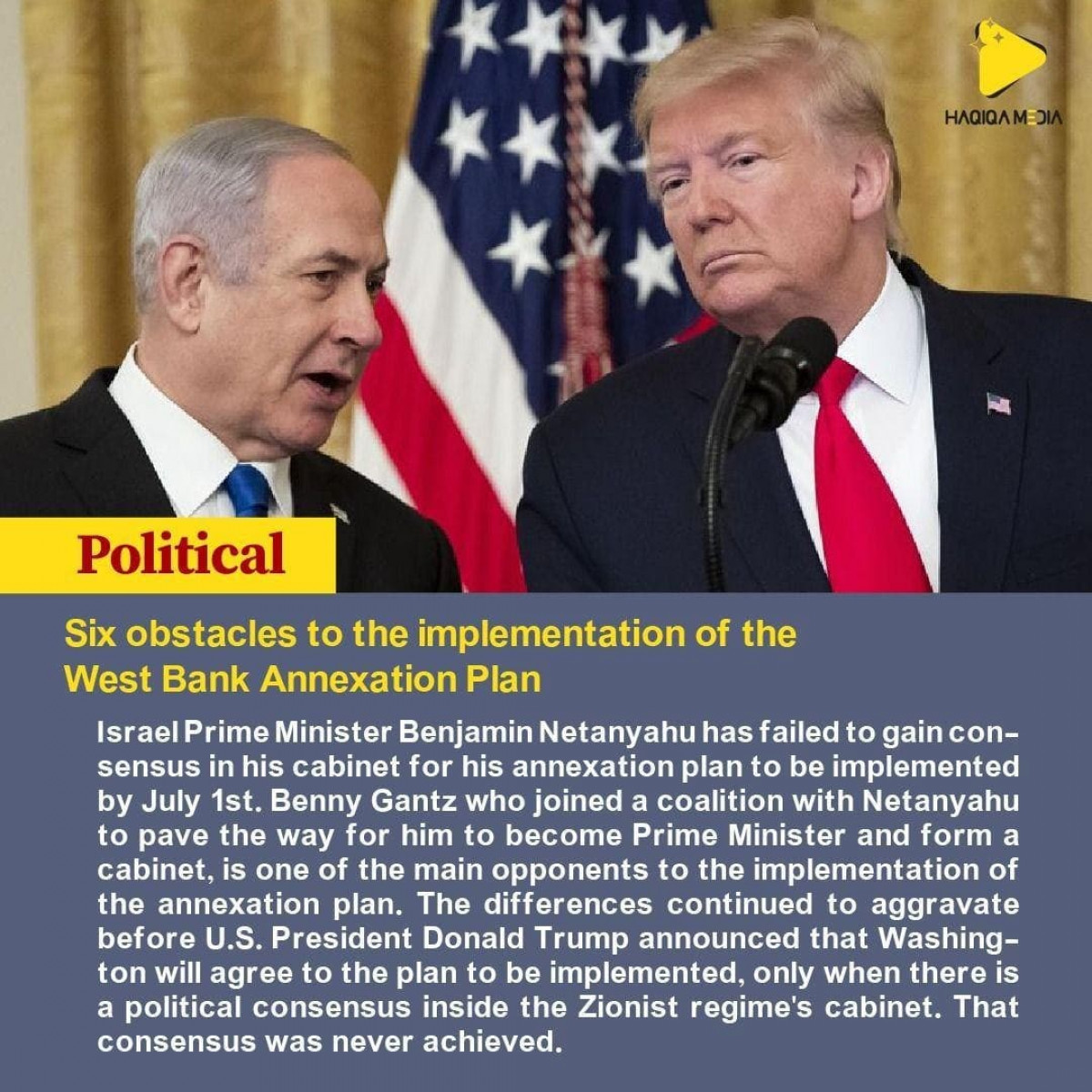 Six obstacles to the implementation of the West Bank Annexation Plan 3