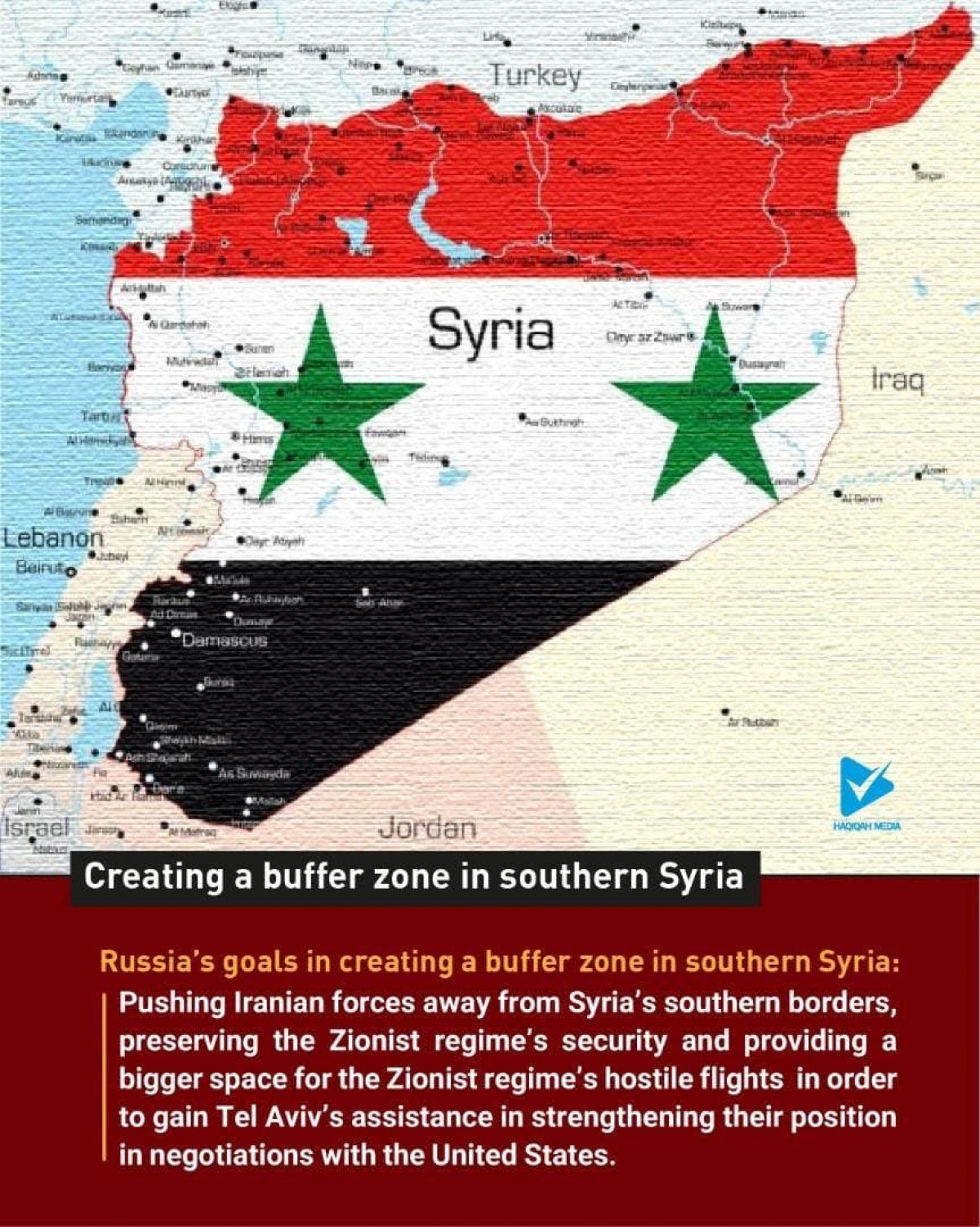 Russia’s goals in creating a buffer zone in southern Syria: