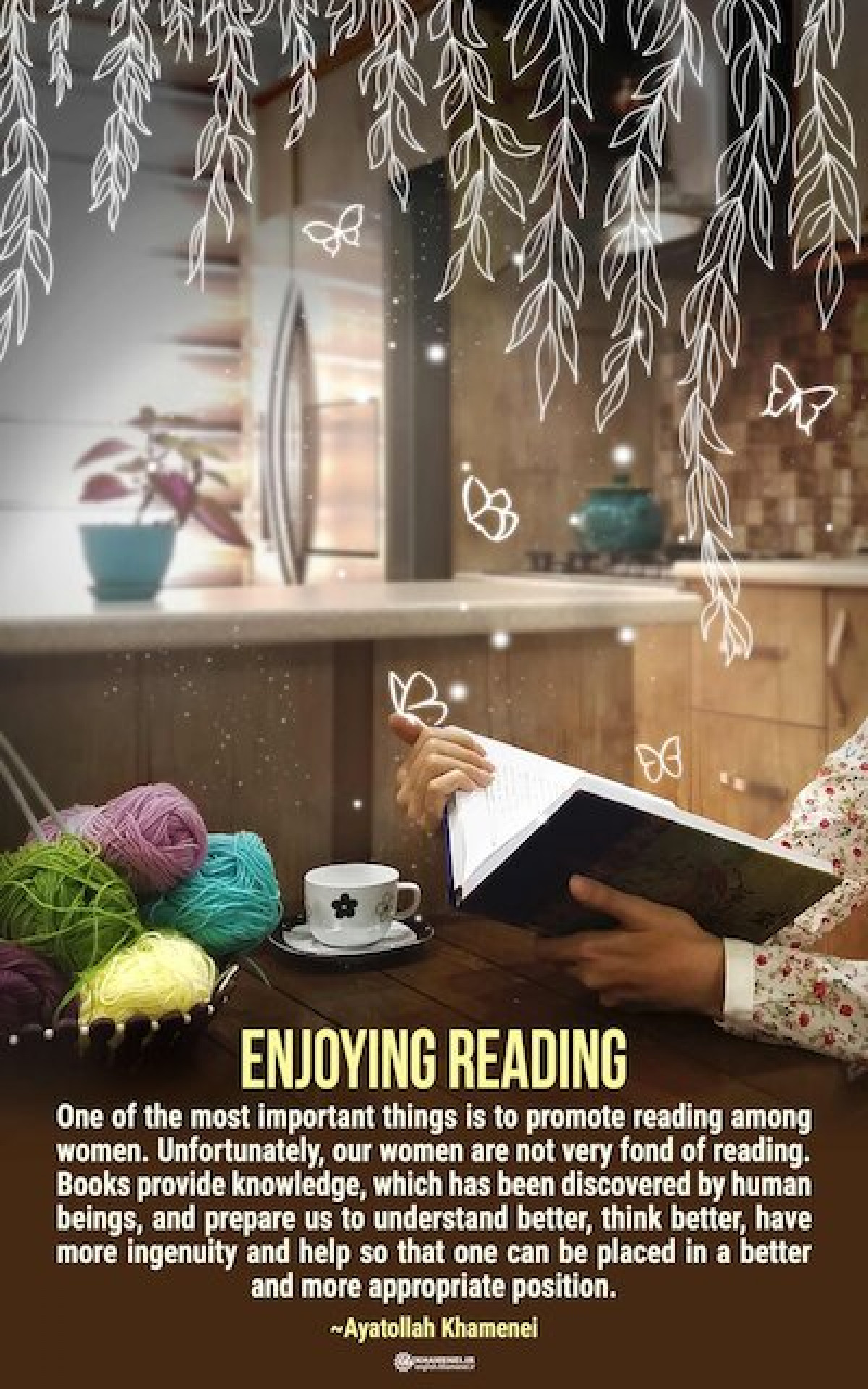 Enjoying reading