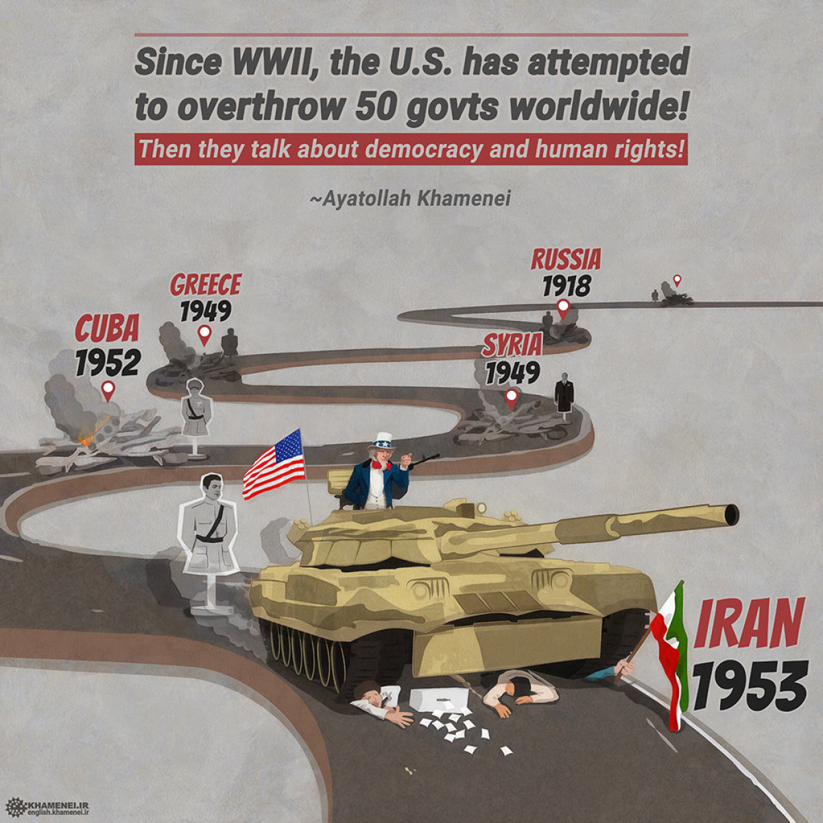 From the 1953 coup to Iran nuclear talks, U.S. never gives up viciousness