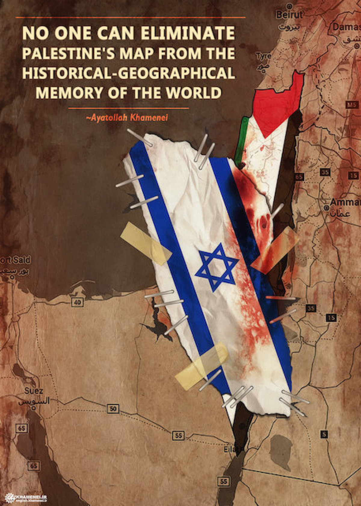 No one can eliminate the map of Palestine from the memory of the world