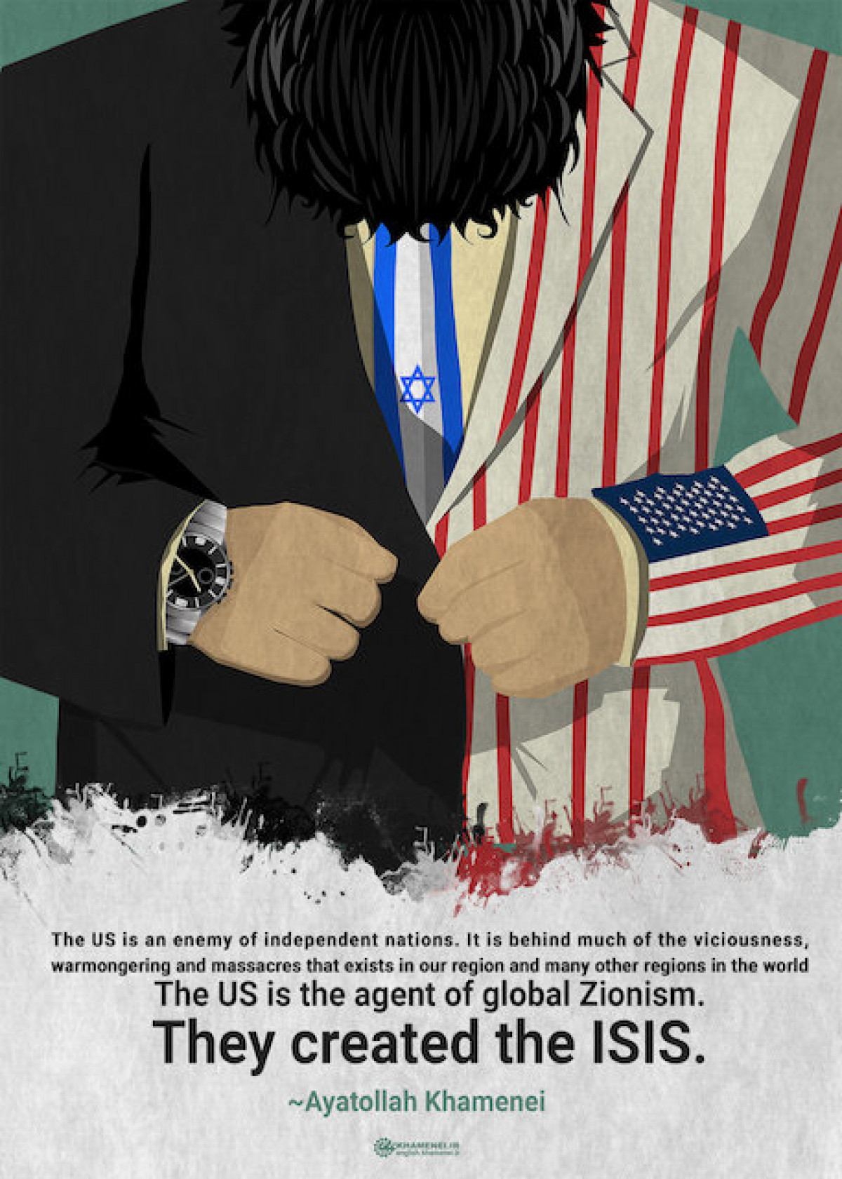 U.S. the agent of global Zionism, the creator of ISIS