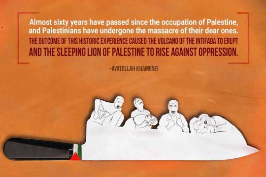 60 years of brutality towards Palestine caused the volcano of Intifada to erupt
