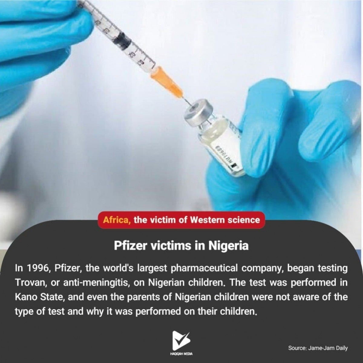 Pfizer victims in Nigeria