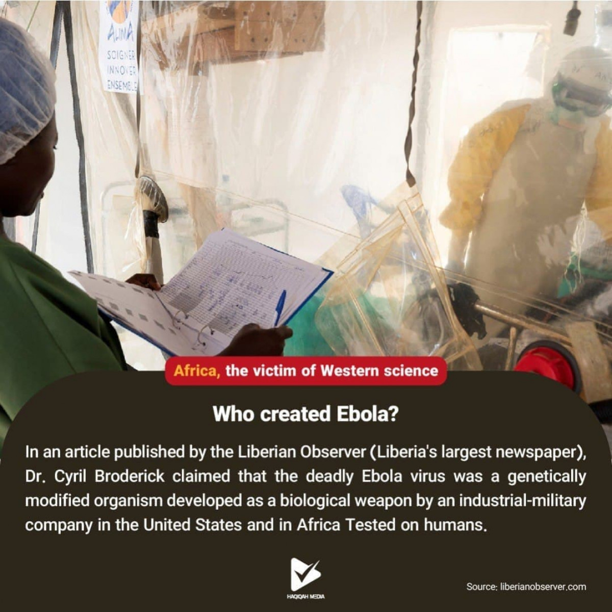 Who created Ebola?