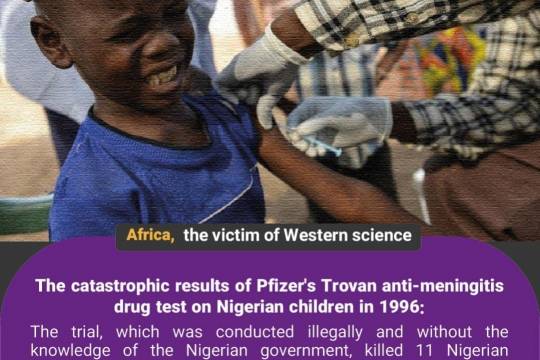 The catastrophic results of Pfizer's Trovan anti-meningitis drug test on Nigerian children in 1996
