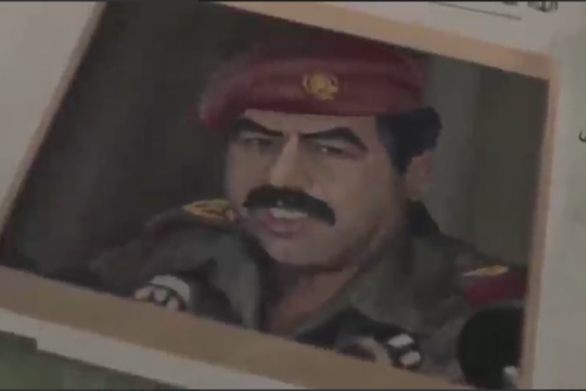 موشن گرافیک  : صدام و خبرنگار