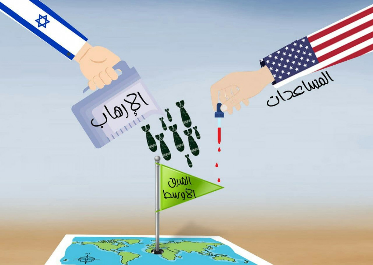 كاريكاتير / مساعدات إسرائيل وأمريكا في الشرق الأوسط