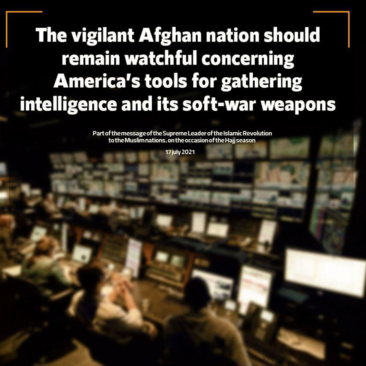 The vigilant Afghan nation