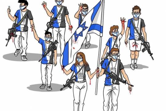 كاريكاتير / المنتخب الاولمبي الإسرائيلي