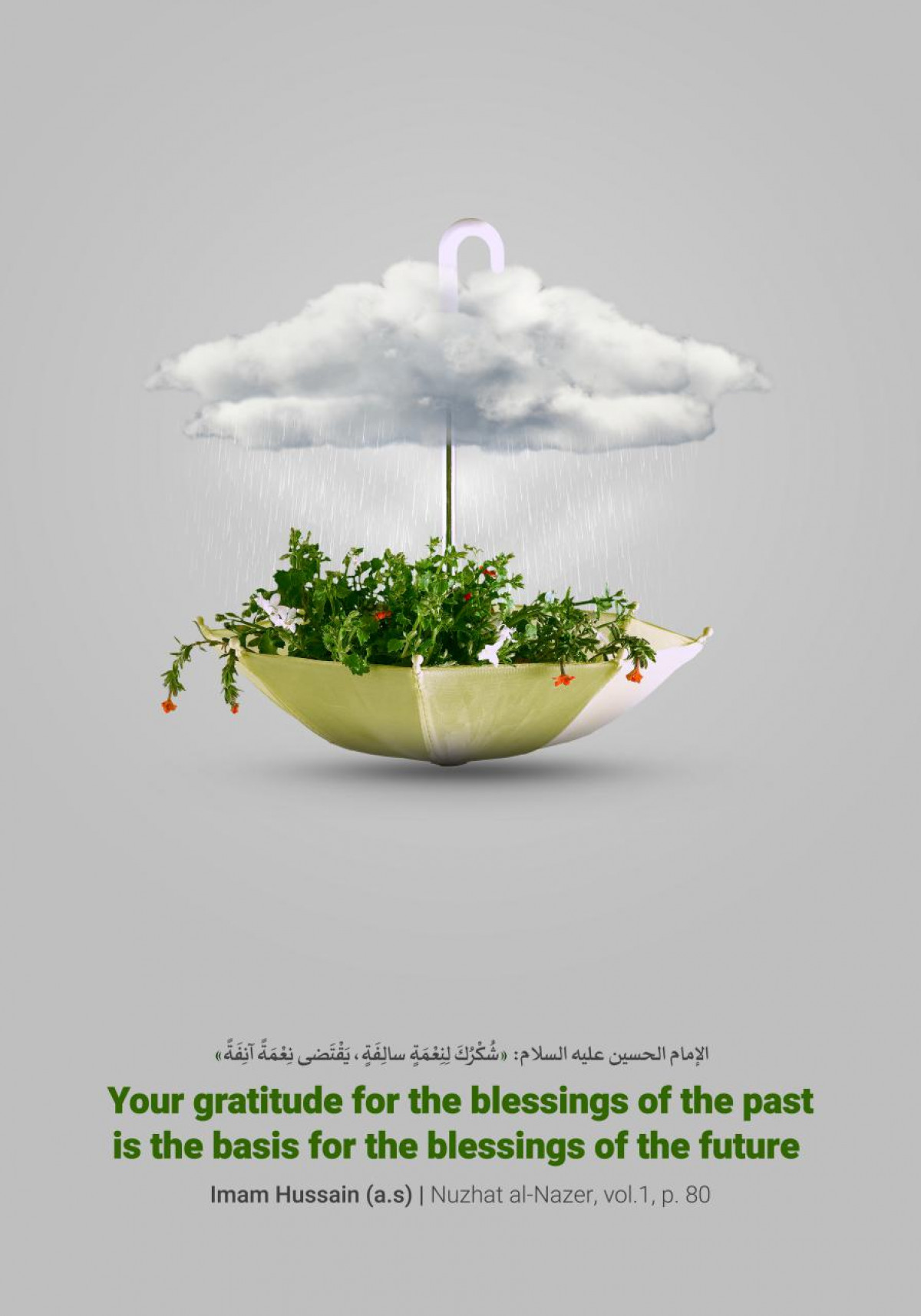 Your gratitude for the blessings of the past is the basis for the blessings of the future