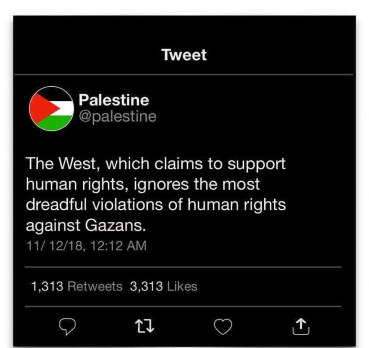The West, which claims to support human rights, ignores the most dreadful violations of human rights against Gazans