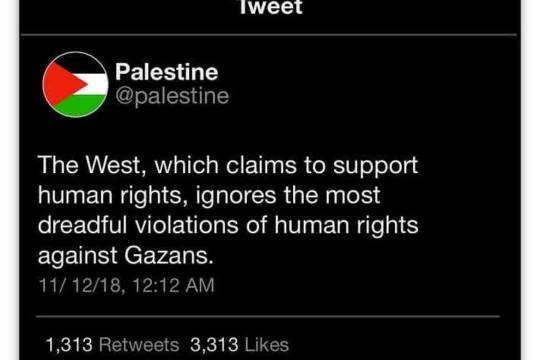 The West, which claims to support human rights, ignores the most dreadful violations of human rights against Gazans