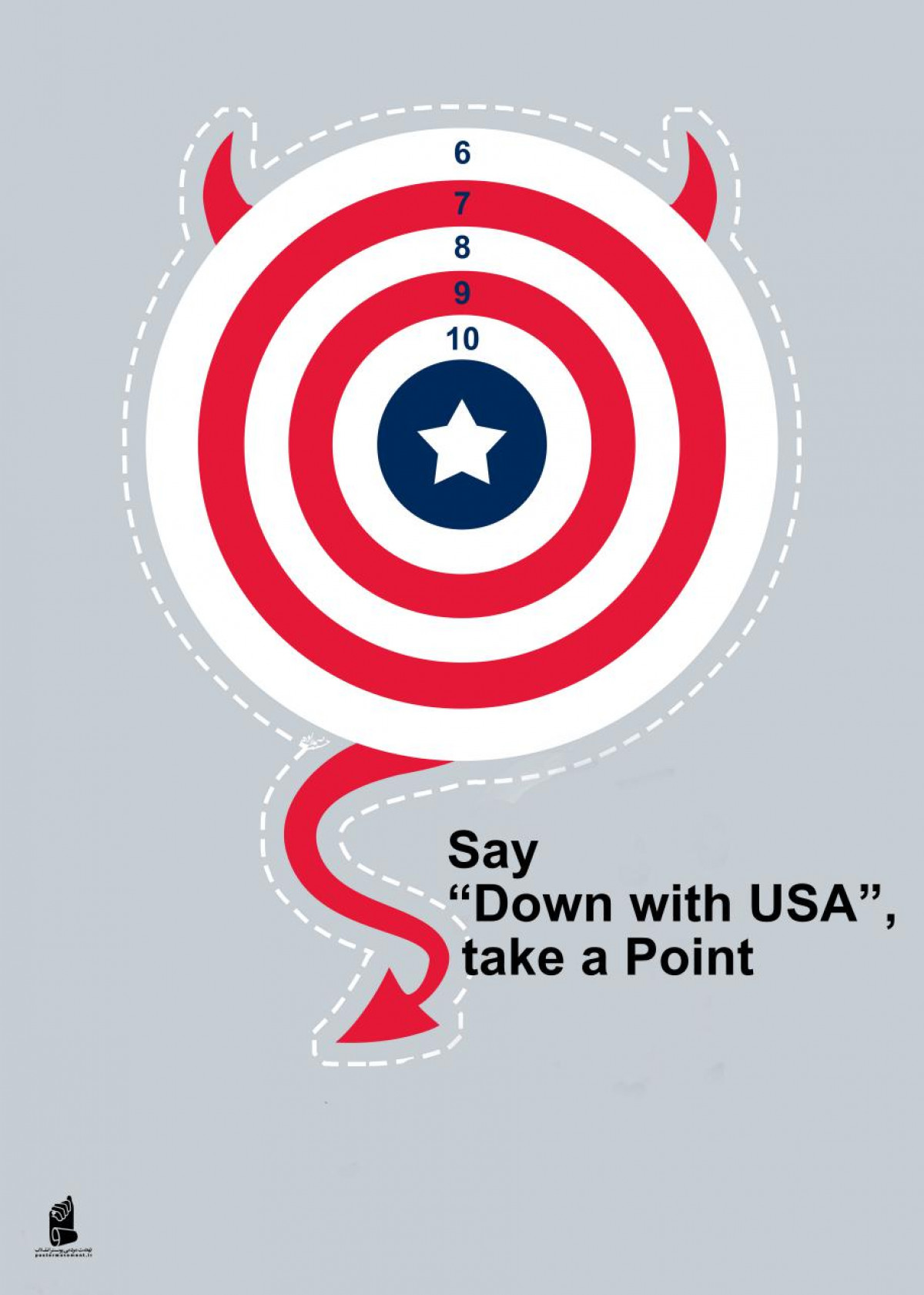 Say "Down with USA”, take a Point