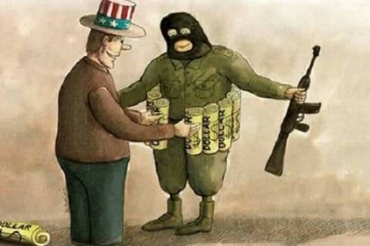 كاريكاتير / الإرهاب صناعة أمريكية