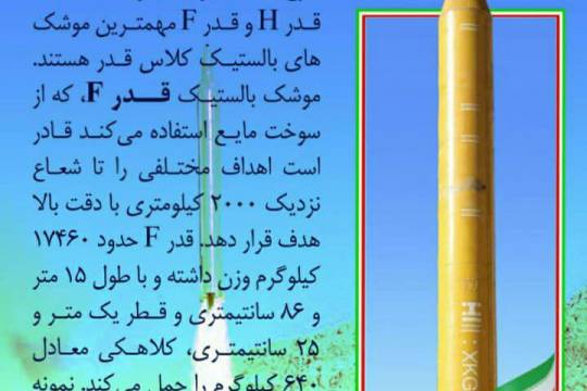 مجموعه پوستر :  دستاورد های موشکی وراداری جمهوری اسلامی ایران سری اول
