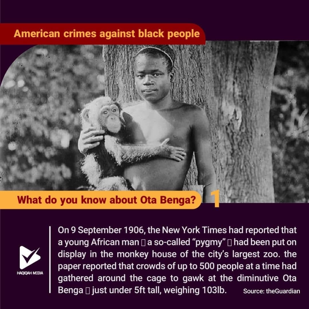 What do you know about Ota Benga? 1