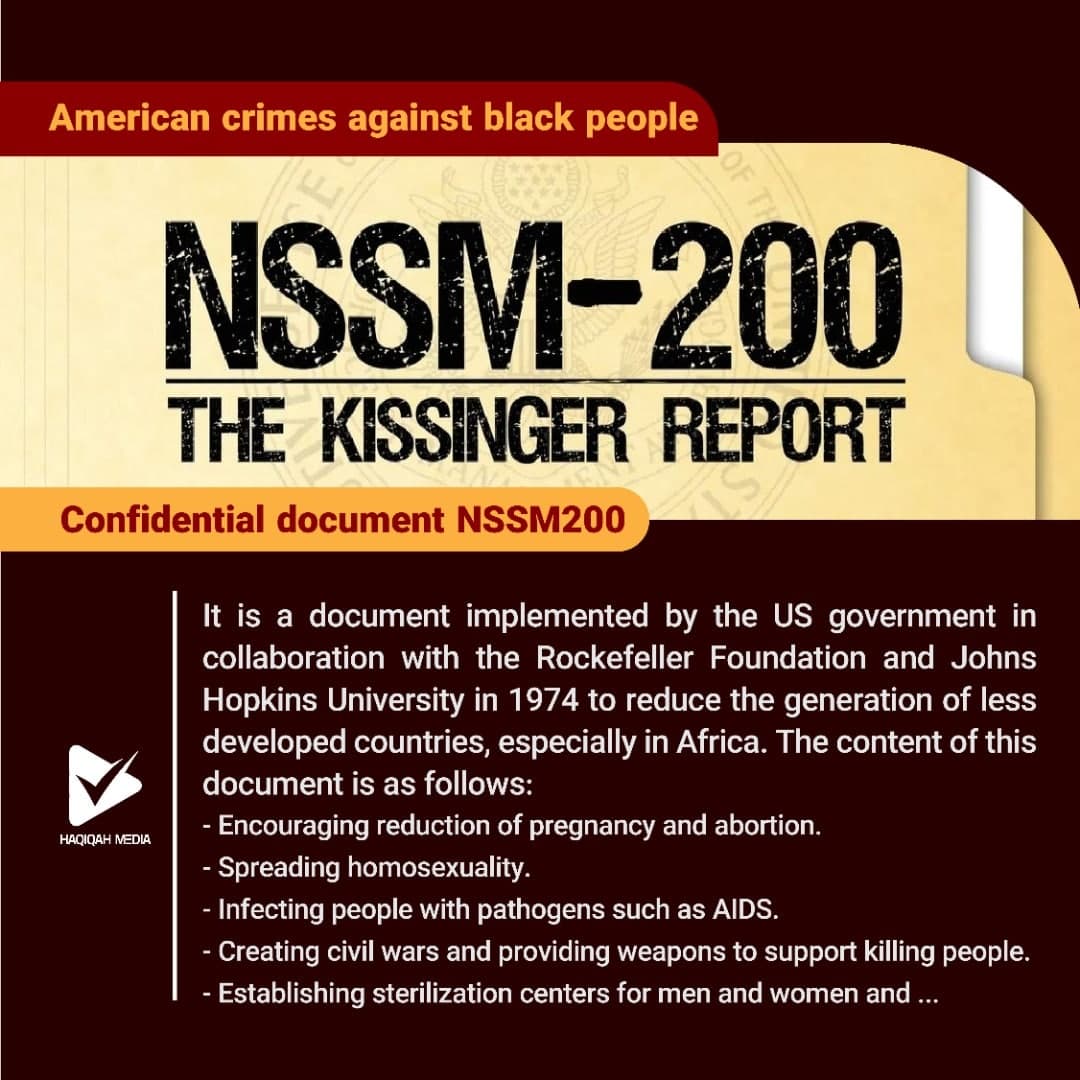 Confidential document NSSM200: