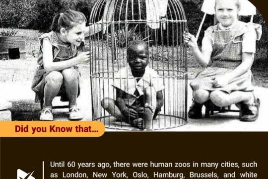 there were human zoos in many cities