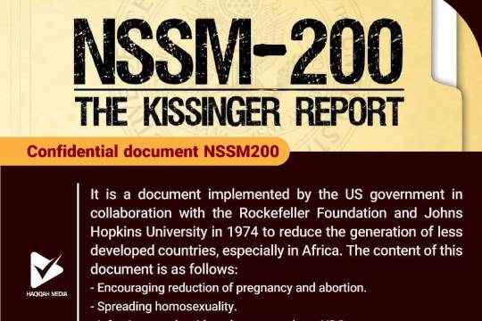 Confidential document NSSM200: