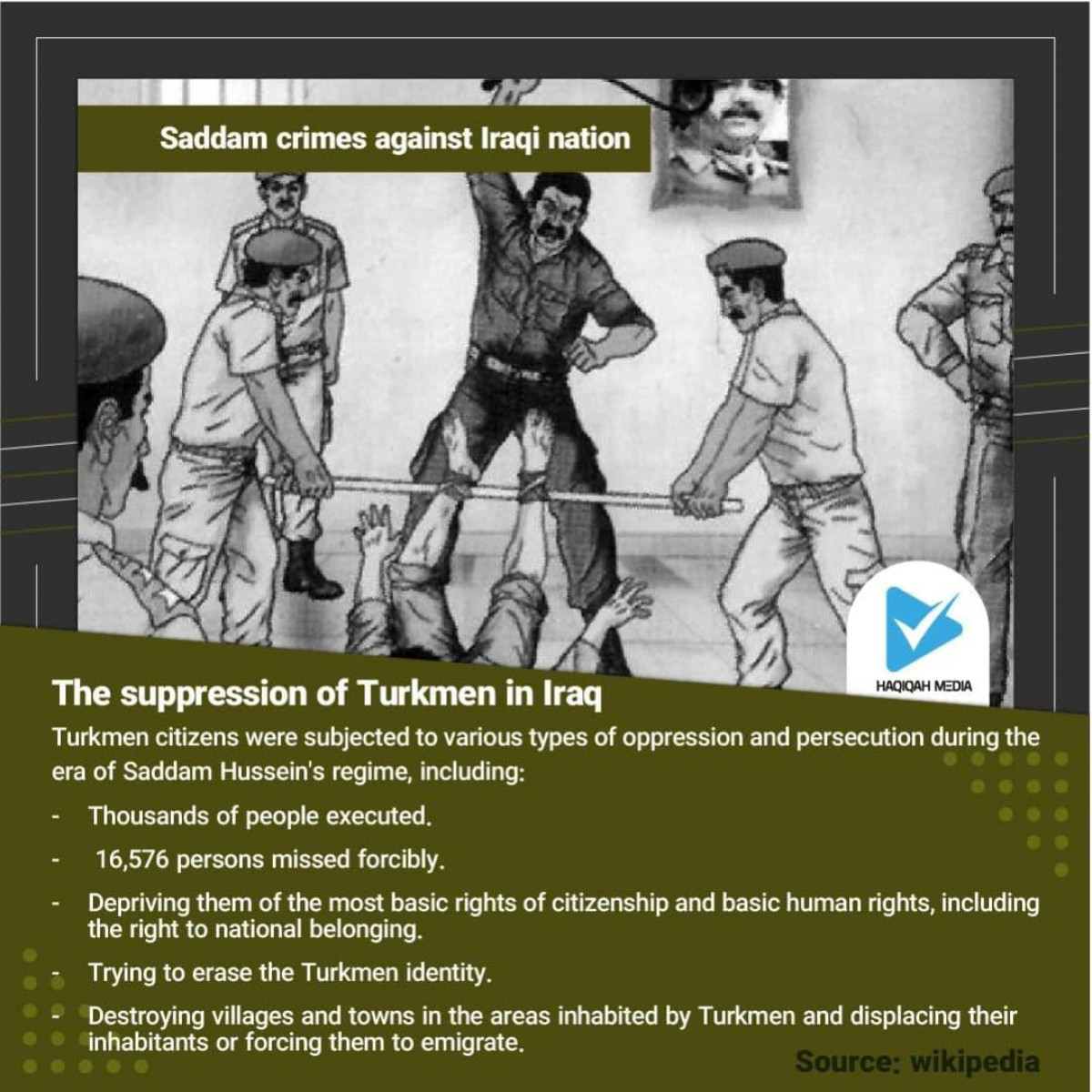 The suppression of Turkmen in Iraq