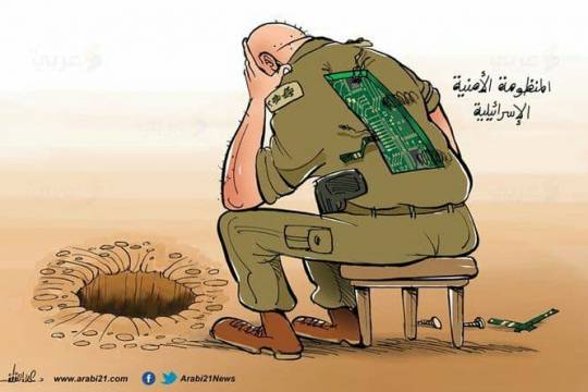 كاريكاتير / المنظومة الأمنية الإسرائيلية
