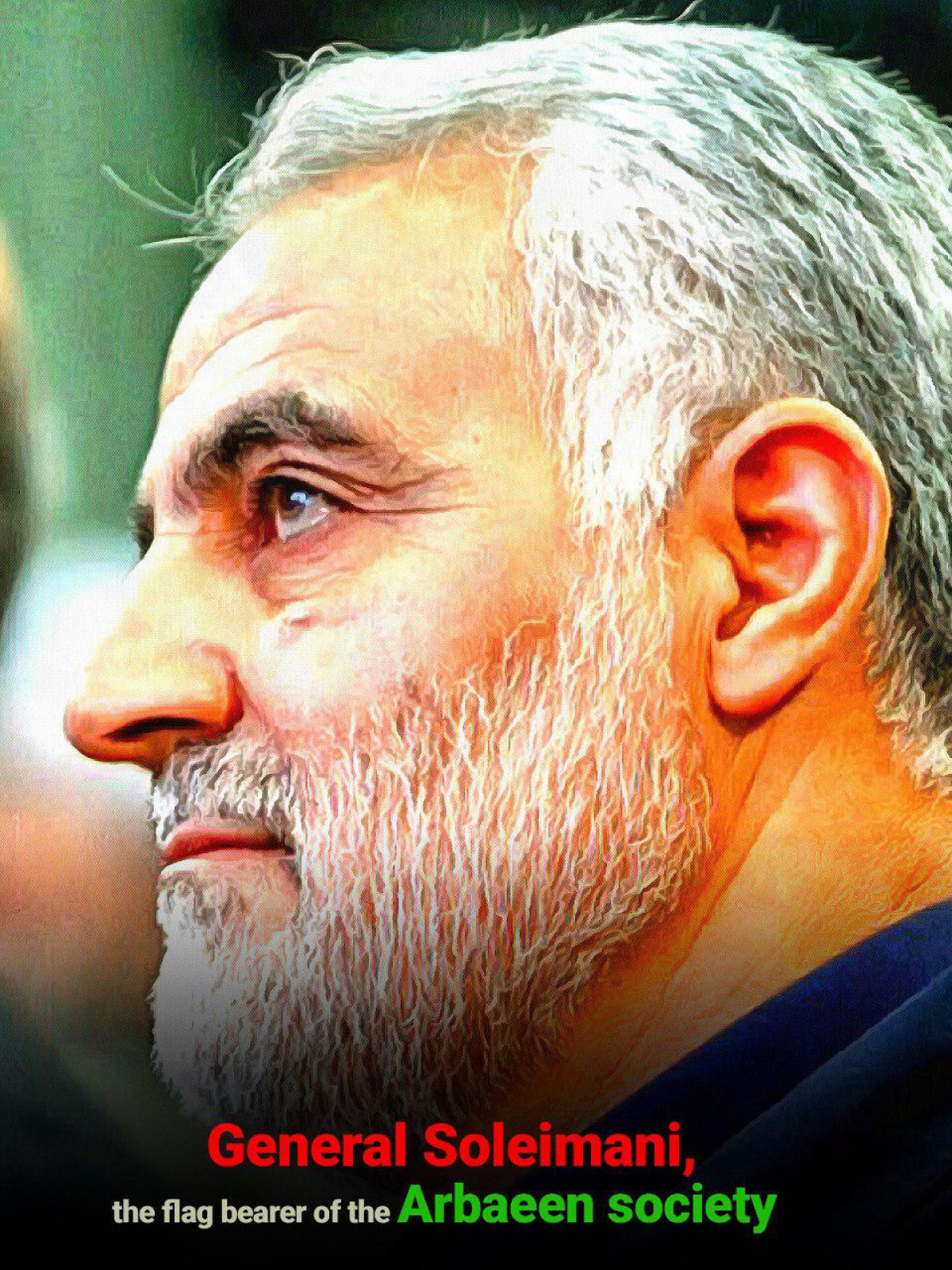 General Soleimani, the flag bearer of the Arbaeen society