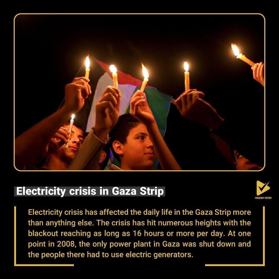 Electricity crisis in Gaza Strip