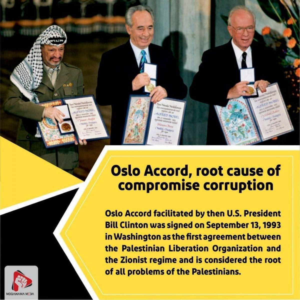 Oslo Accord, root cause of compromise corruption