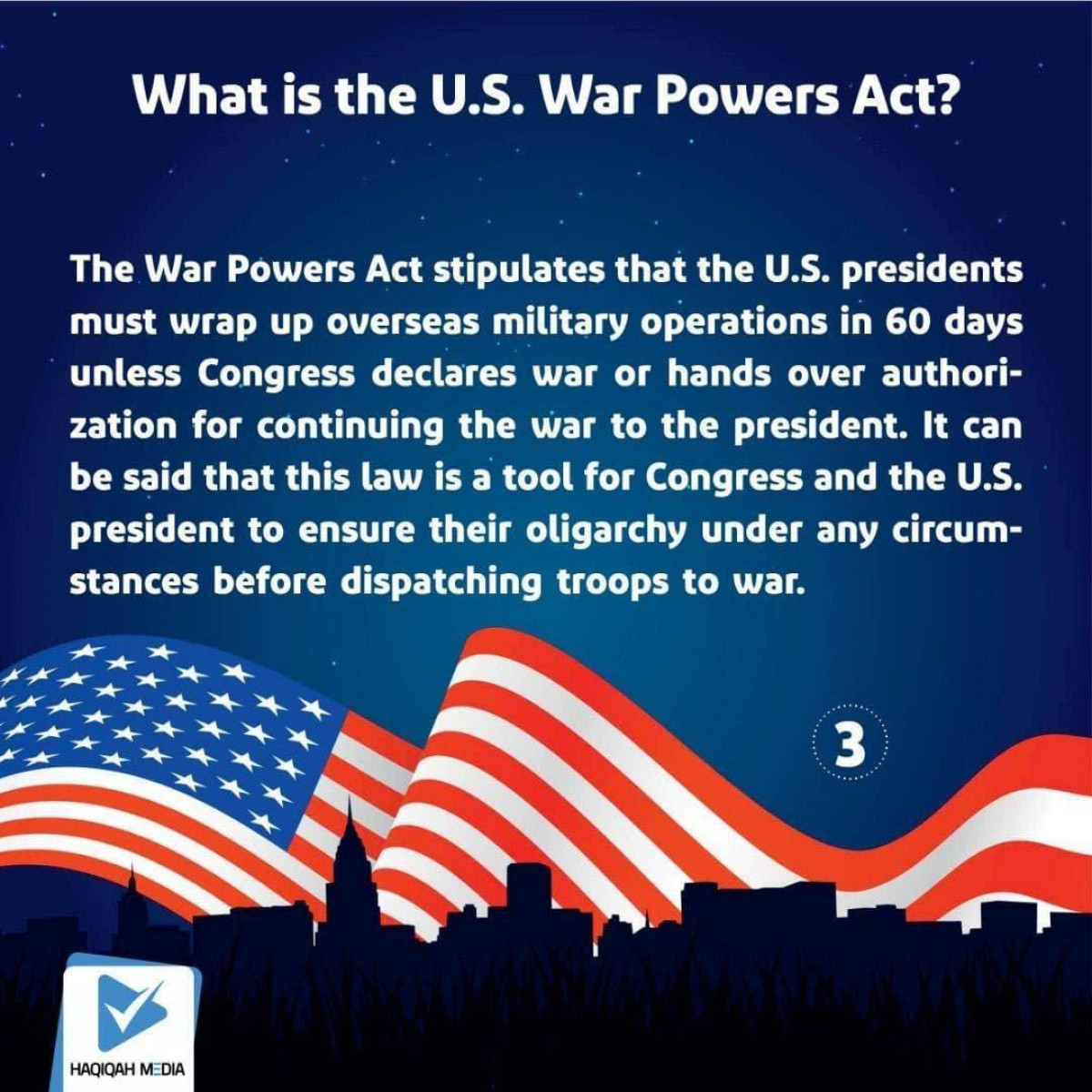What is the U.S. War Powers Act? 3