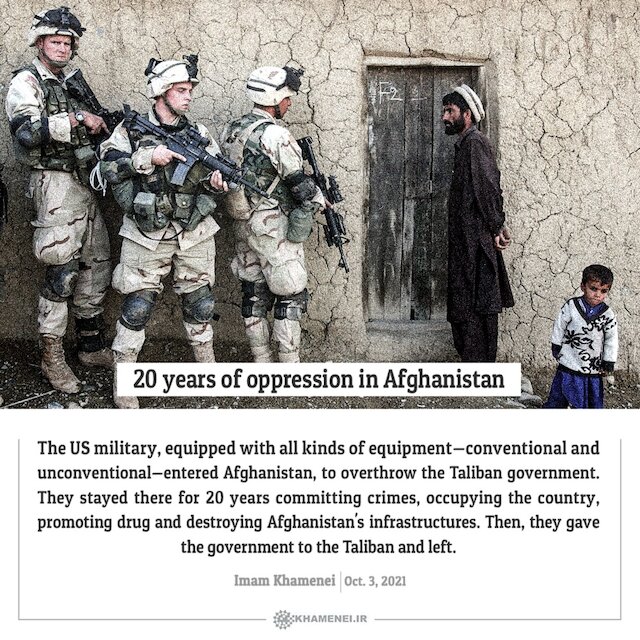 20 years of oppression in Afghanistan