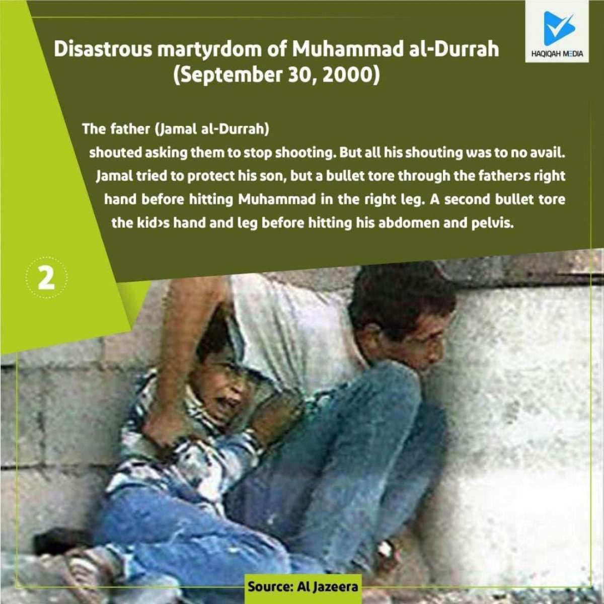 Disastrous martyrdom of Muhammad al-Durrah (September 30, 2000) 2