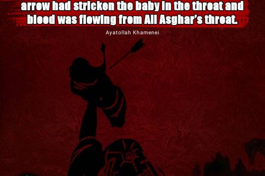 While Imam Hussain (a.s) Was Asking The Enemy For Water To Nourish His Thirsty 6 Month-Old Infant