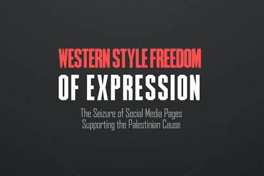 The Seizure of Social Media Pages Supporting the Palestinian Cause