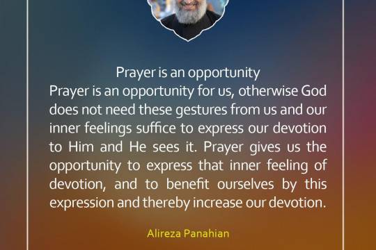 Prayer is an opportunity