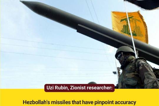 Hezbollah's missiles that have pinpoint accuracy features