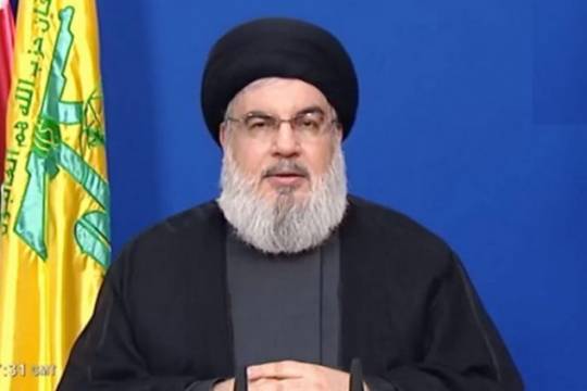 Nasrallah: Hezbollah has 100,000 fighters, so sit back and be good!