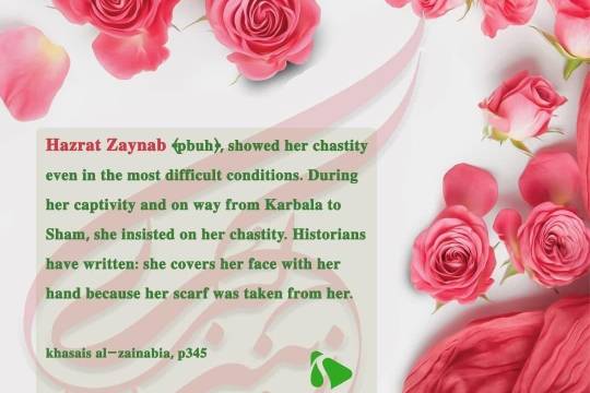 Hazrat Zaynab (pbuh), showed her chastity even in the most difficult conditions