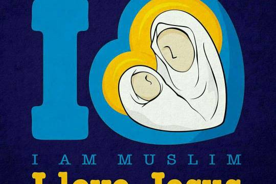 Callection poster: I AM MUSLIM  I LOVE JESUS