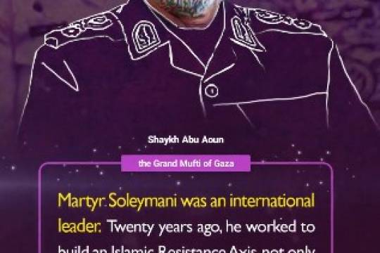 Martyr Soleymani was an international leader