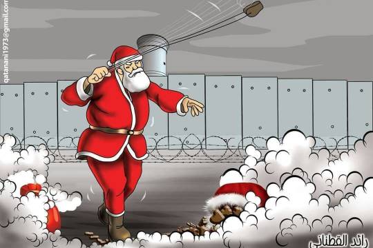 كاريكاتير / عيدكم فلسطيني