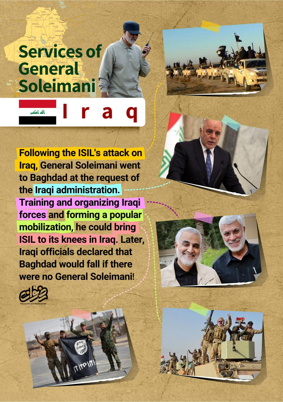 Services of General Soleimani: iraq