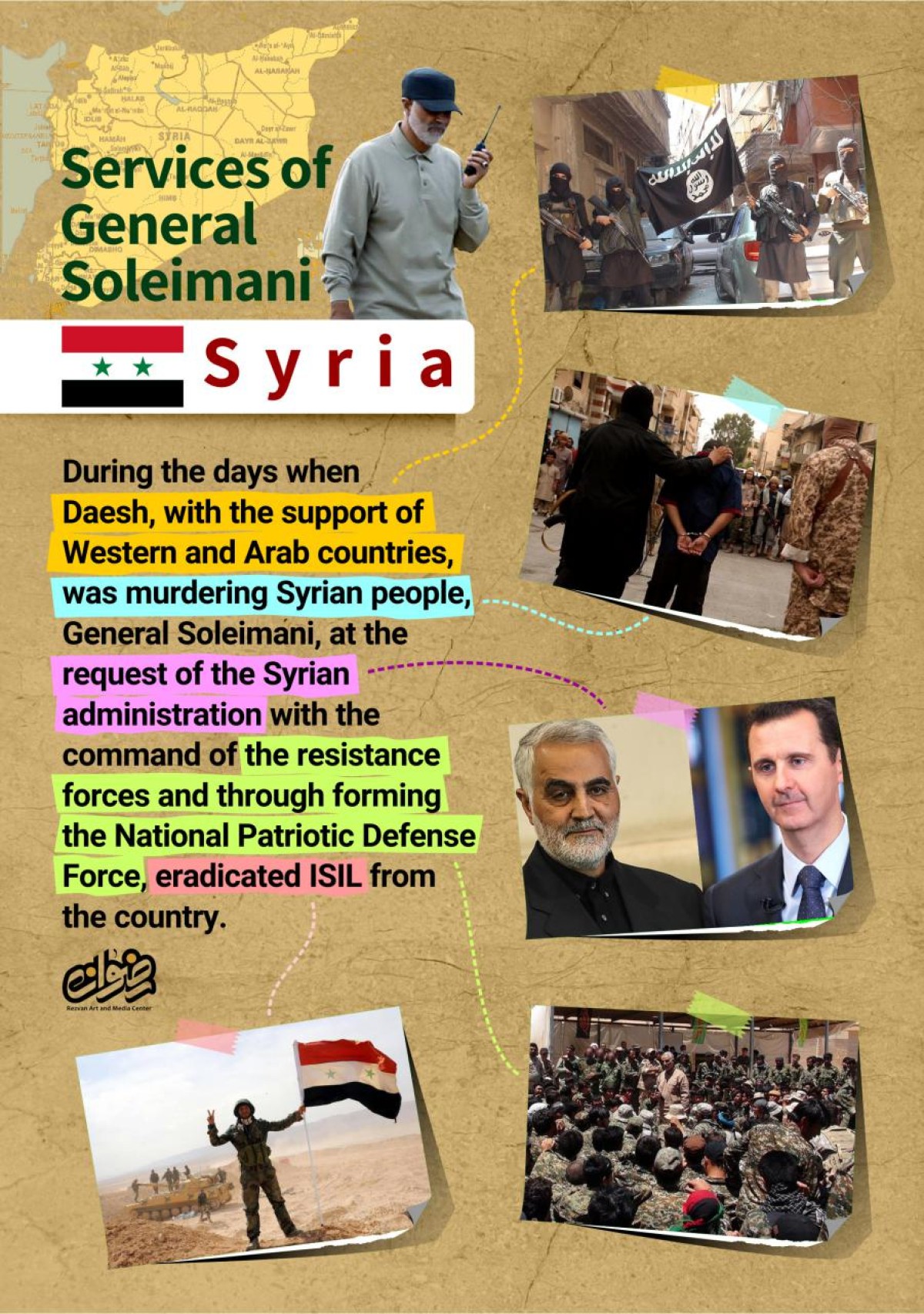 Services of General Soleimani: syria