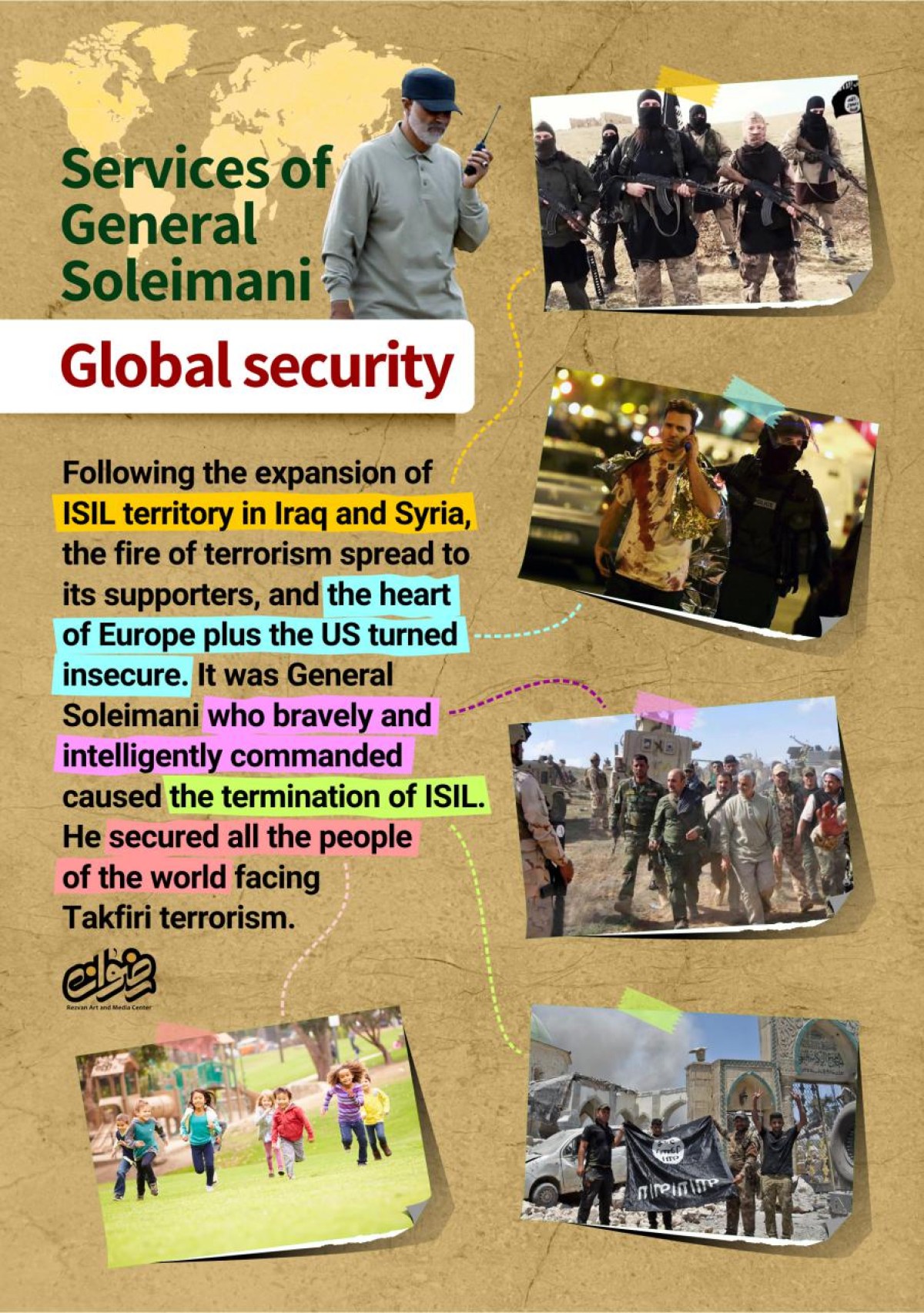 Services of General Soleimani: Global security